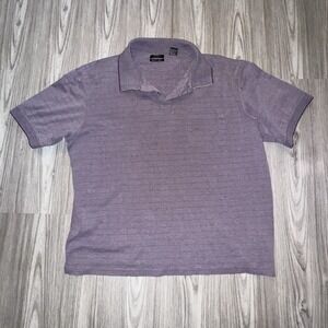 Men's Purple Short Sleeve Polo Shirt Size XL!